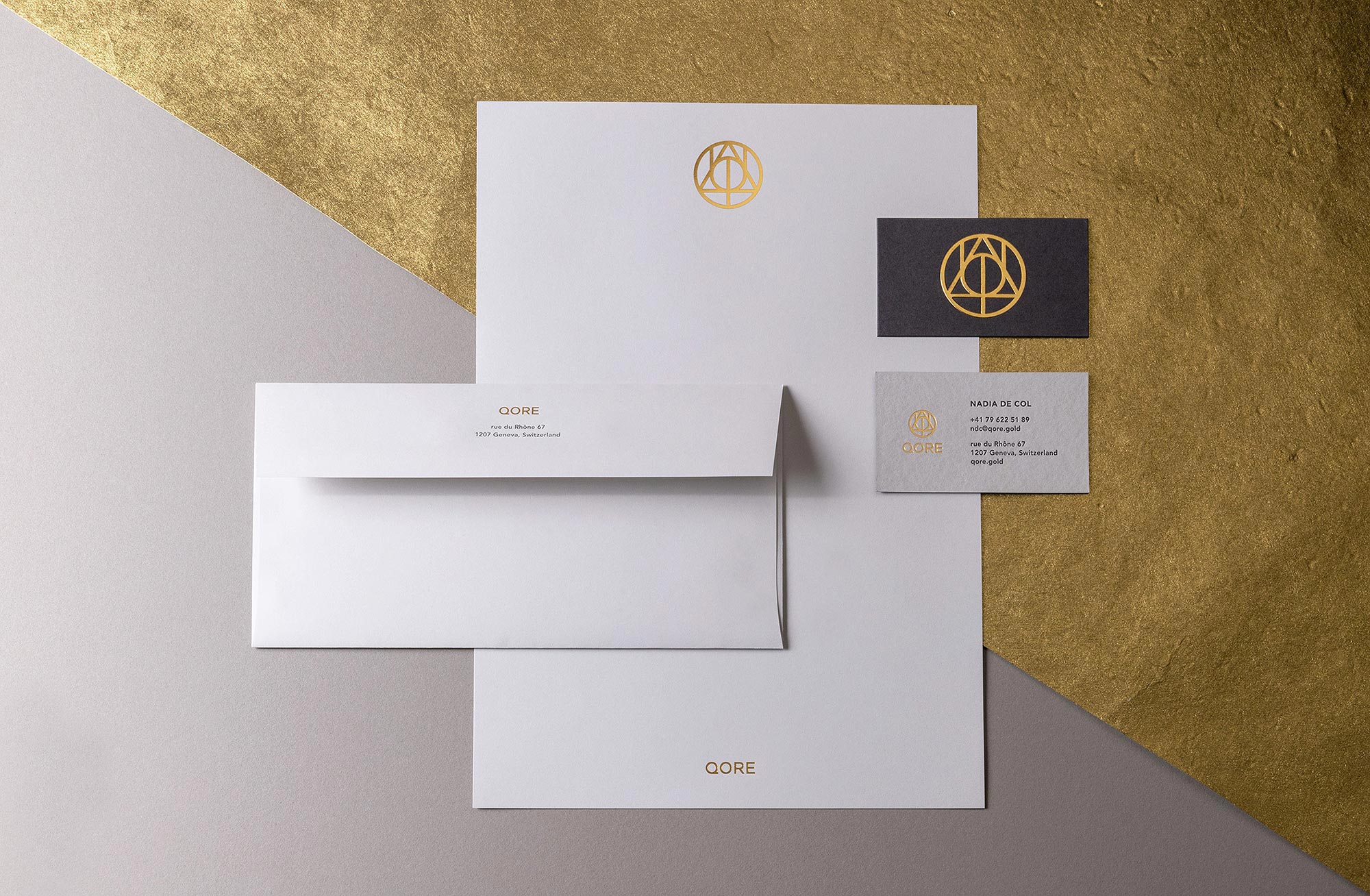 QORE Brand Identity, Website & Collateral Design | TRÜF