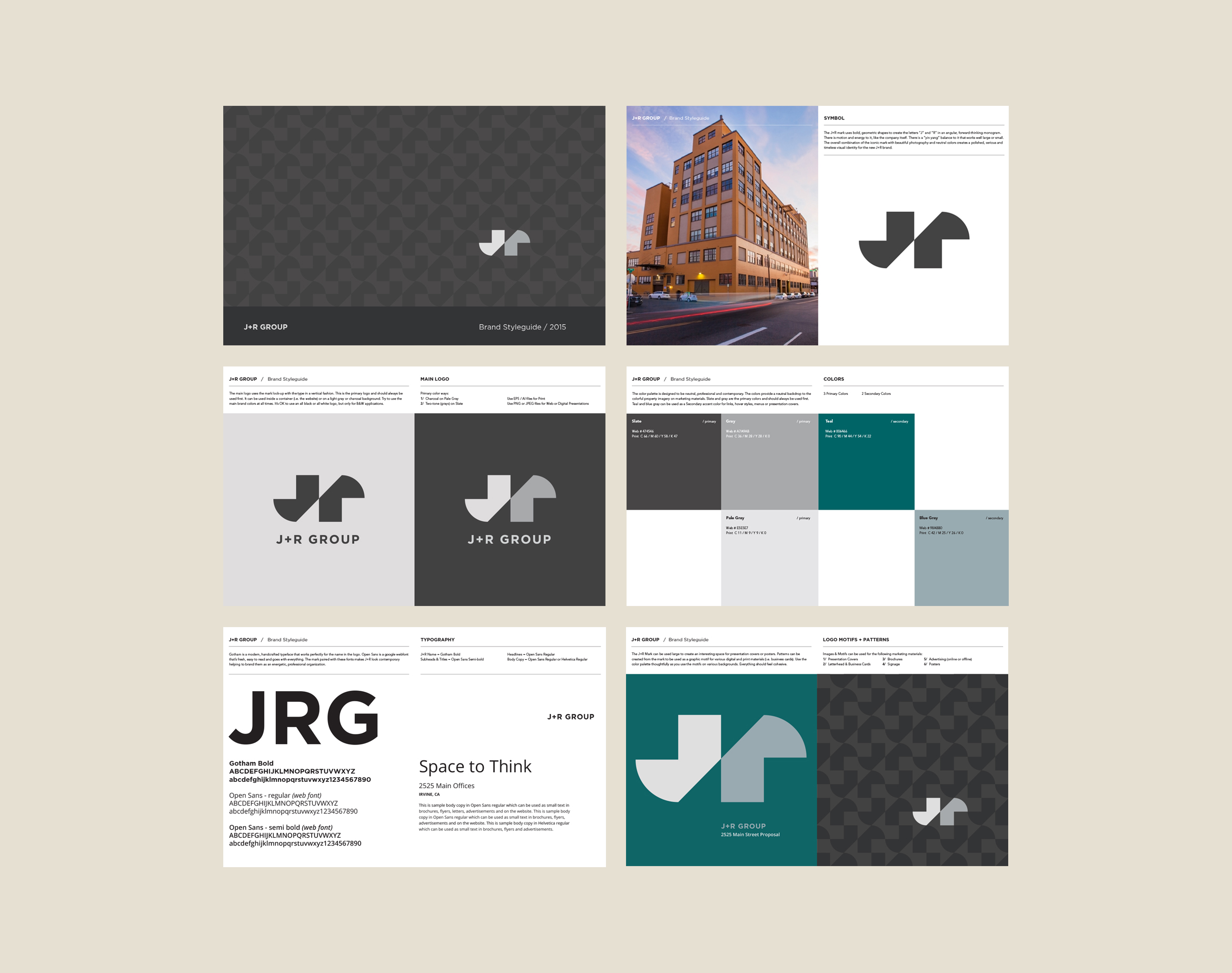 J+R Group brand styleguide