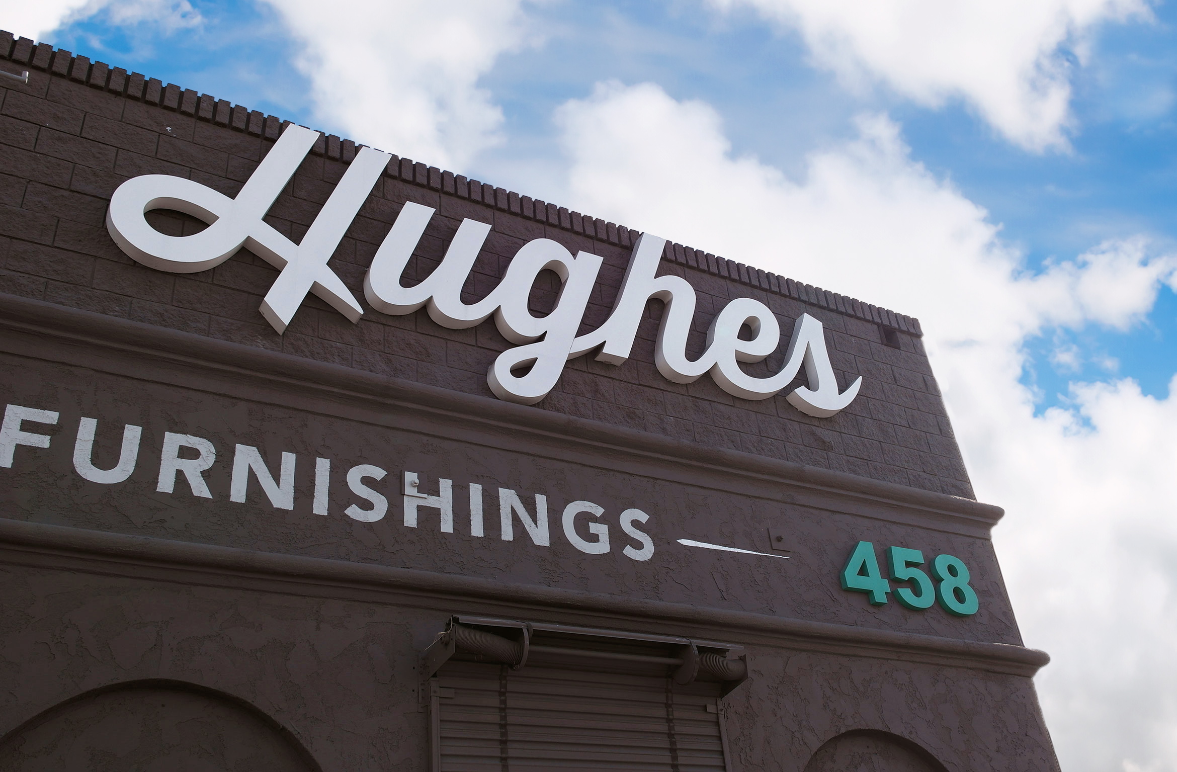 hughes downtown los angeles showroom signage